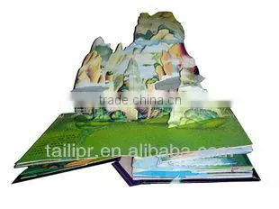 Hot sale Children book / Printing children board book / Pop up book *B20130819-12