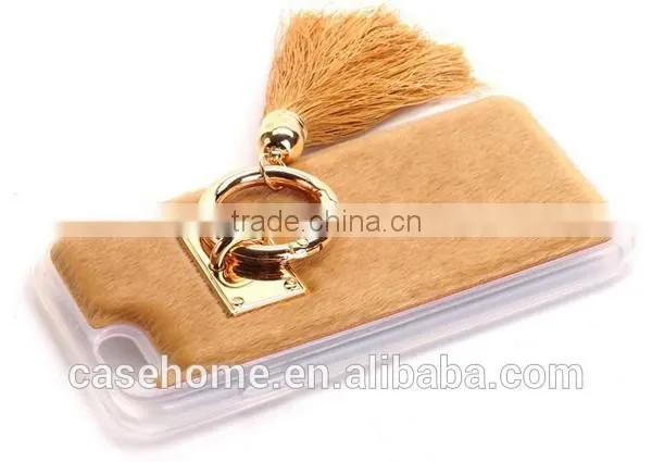 Soft fur Tassel Phone protect Cases Covers For iphone 5/5s
