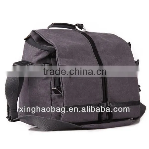Professional anti-vibration waterproof funky vintage canvas camera bag