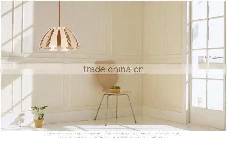 LED pendant Light JK-8005B-25 Edison Wooden Fixture Pendant Light