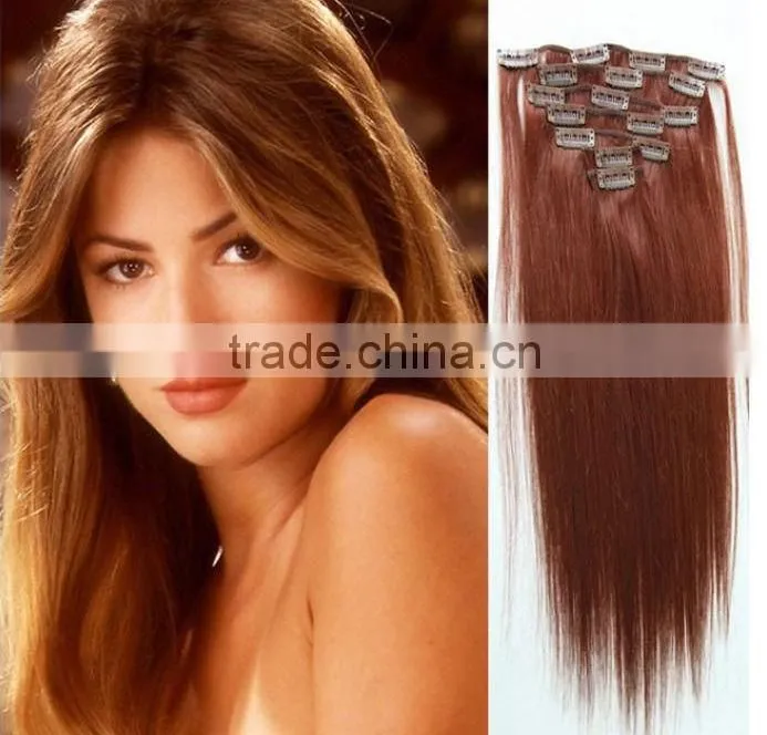 made in China cheap clip in hair extensions