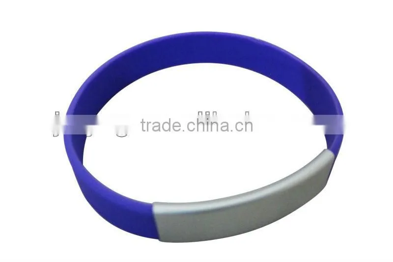 fashion custom thin silicone bracelet/round silicone bracelet/2013 bracelets