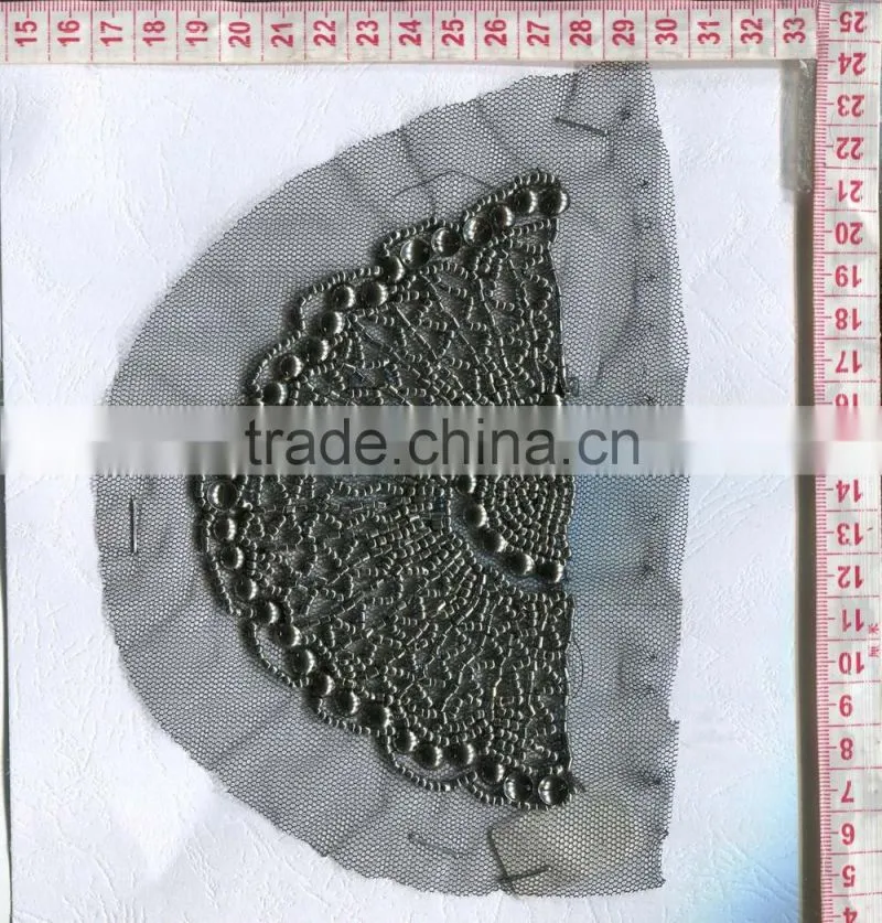 Beaded Applique patches for shoulder --- H1412051
