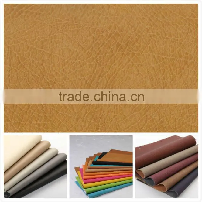 Hot sale pu synthetic leather,aritificial leather for bags,sofa,notobook,furniture