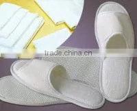 open-toed white disposable slippers cheap hotel slippers