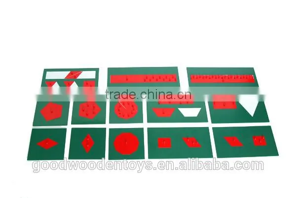 Educational Toys for Kids Montessori Language Materials Metal Triangles game