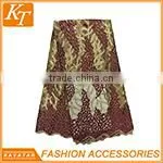 2015 high quality crochet bridal lace fabric wholesale