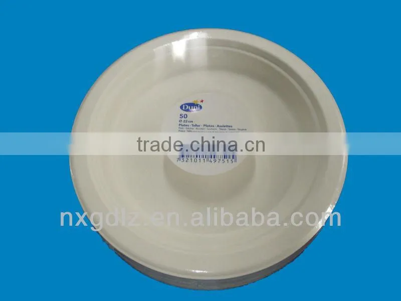 Christmas Kitchen Dinner compostable biodegradable organic fiber plate in food packaging