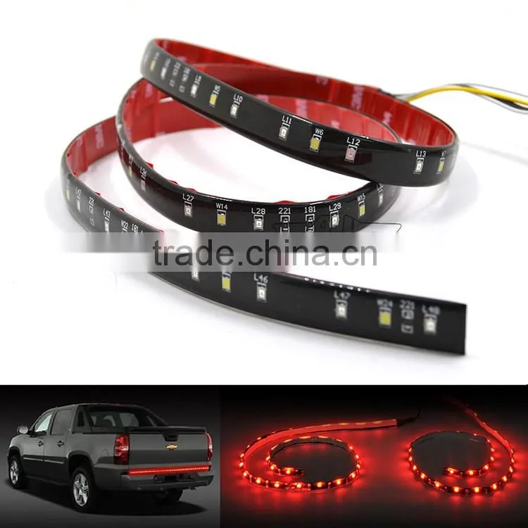 Waterproof 49" 5-Function Flexible LED Tailgate Strip Bar Brake Signal Light for Truck SUV