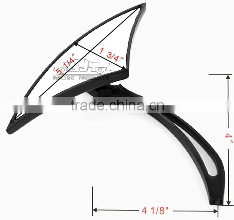 BJ-RM-036 Motorcycle Part Manufacturers Blade Style Universal Black CNC motorcycle mirrors for harley