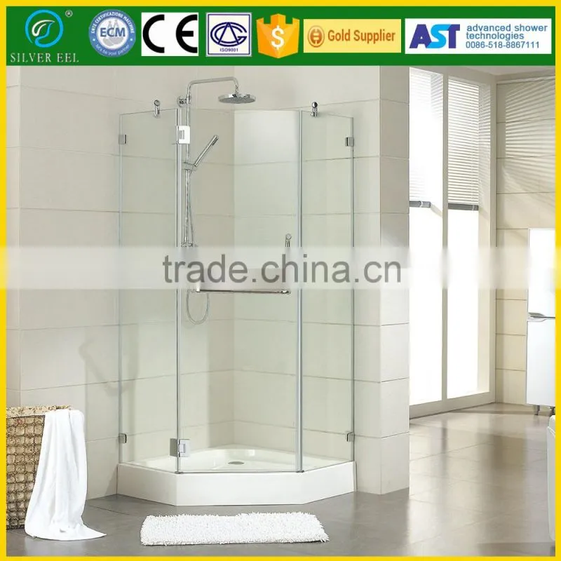 Standard square shower cabin 90*90 sliding door for bathroom