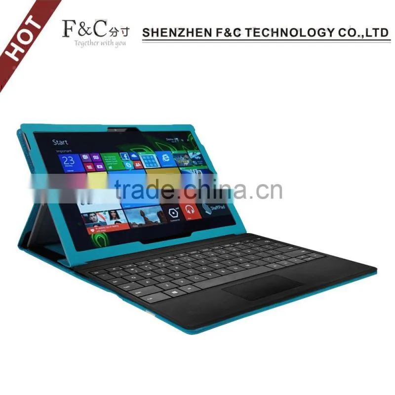 For Microsoft surface pro 4 pu keyboard cover for Surface pro 3 case