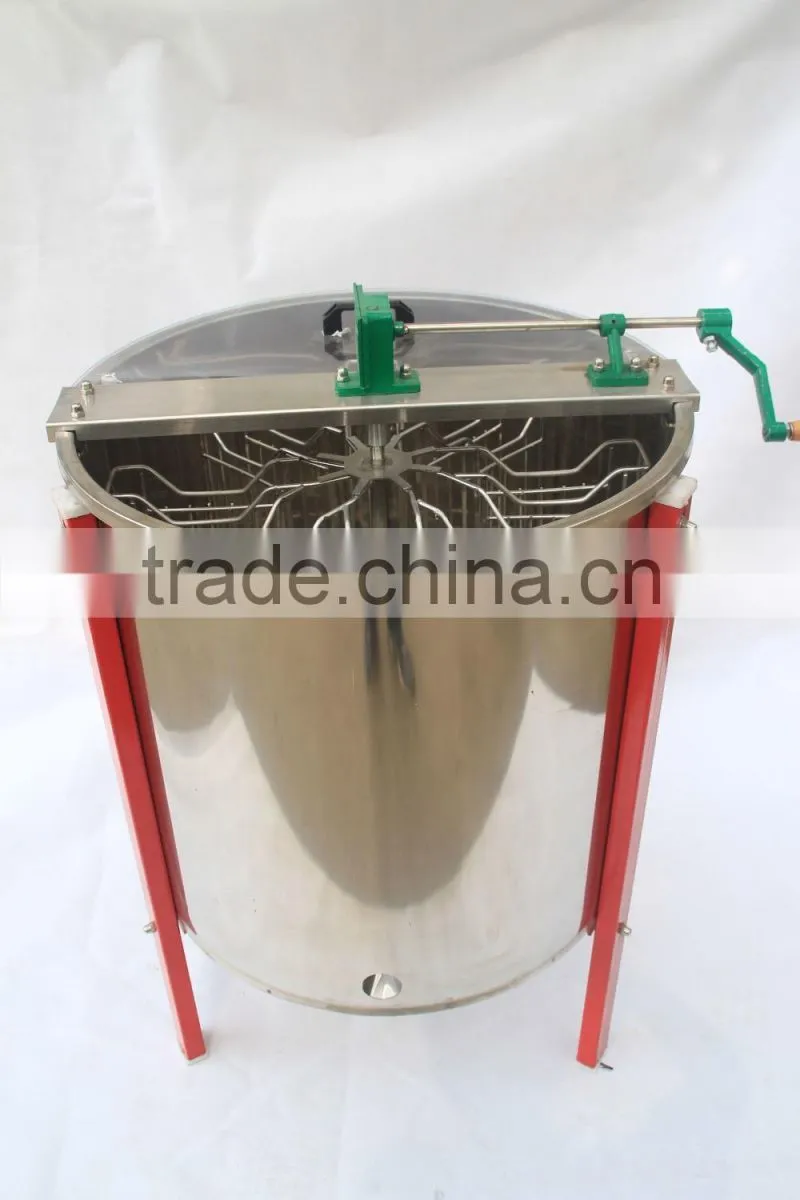 Hot sale 8 frame manual stainless steel honey extractor beekeeping equipments 2 3 4 6 8 12 24 frame honey extractor