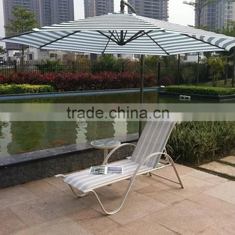 Outdoor Polyurethane Polyethylene Pool Chaise Chair Sun Lounger