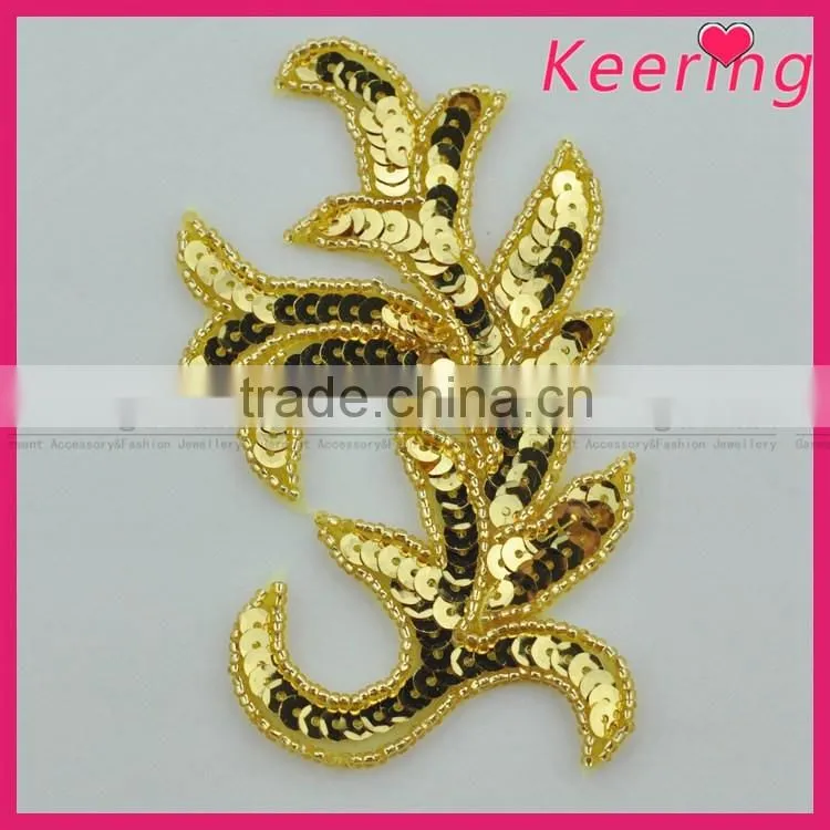 2016 fancy tree applique patch sew on shoes WRAB-006