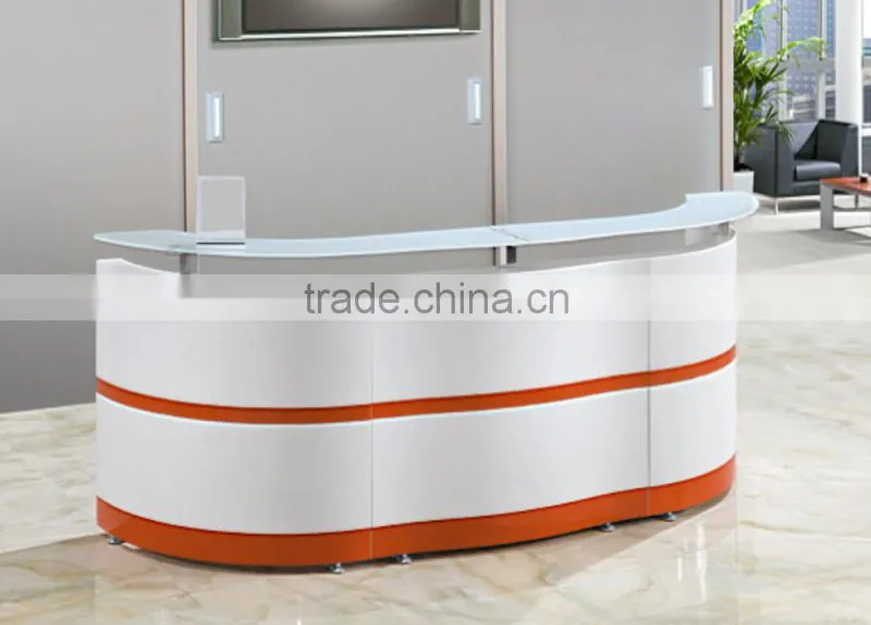 Hot sale Commercial Furniture modern design front desk
