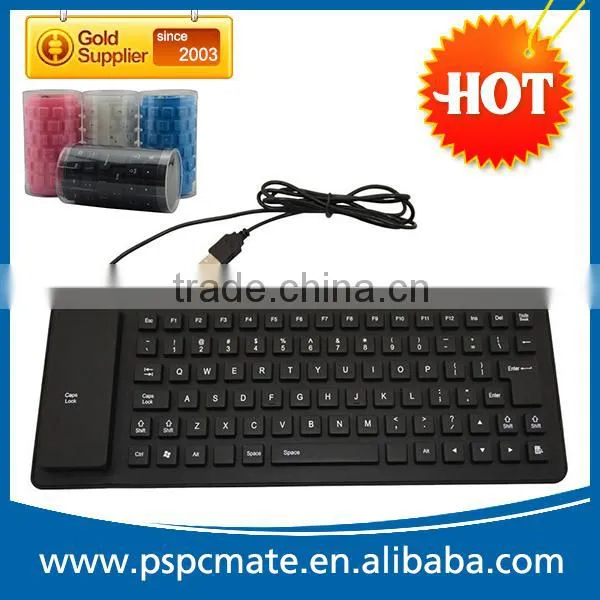85keys Silicon Waterproof Flexible USB Wired Keyboard