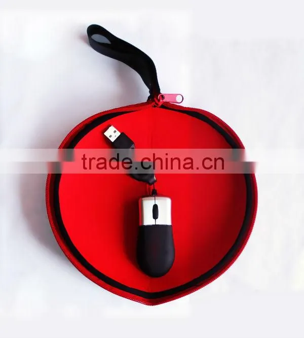 mini mouse pad with zipper portable