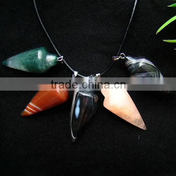 Hot sale Lucky charm Gemstone pendulum