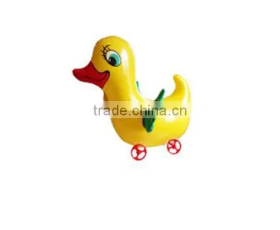 2016 Best quality baby duck trailer funny duck toys promotional baby toys