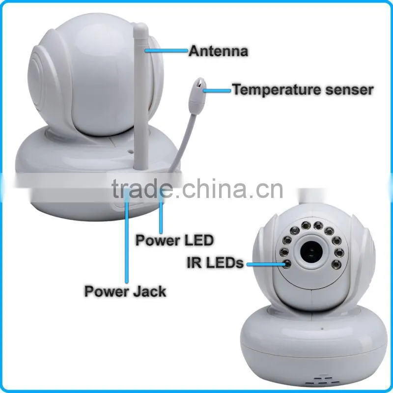 3.5 Camera Digital Night Vision Pan Tilt PTZ Zoom Video Wireless Baby Monitor