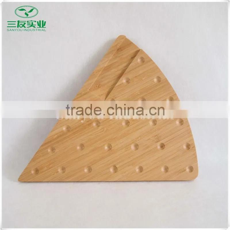 Hot Sell Sector Shape Bamboo Cutting Board