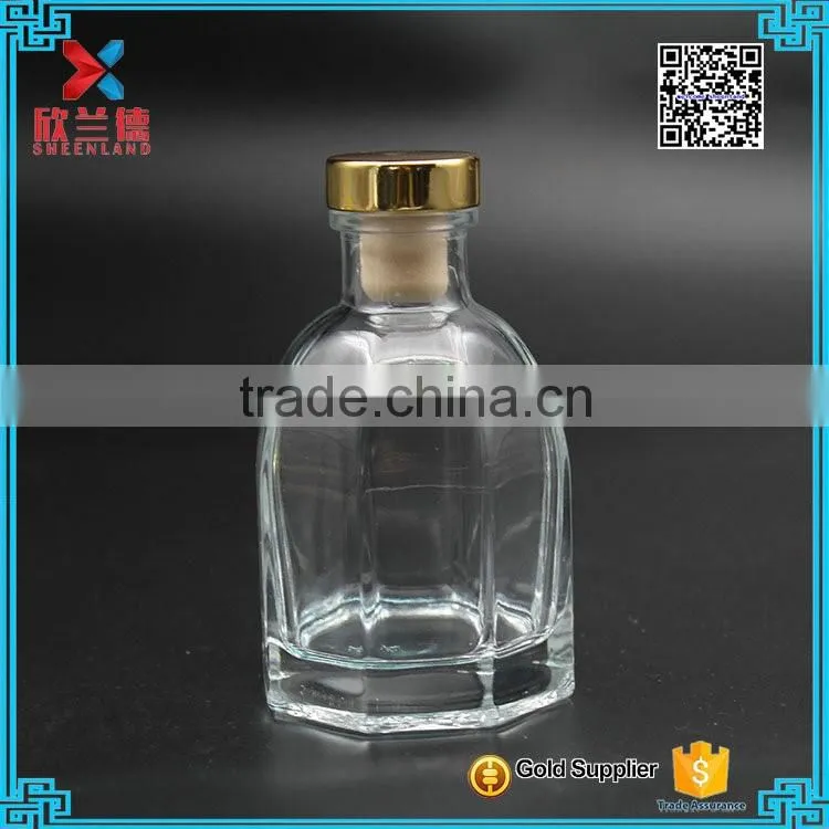 special design lamp shaped high quality white glass bottle for aroma diffuser