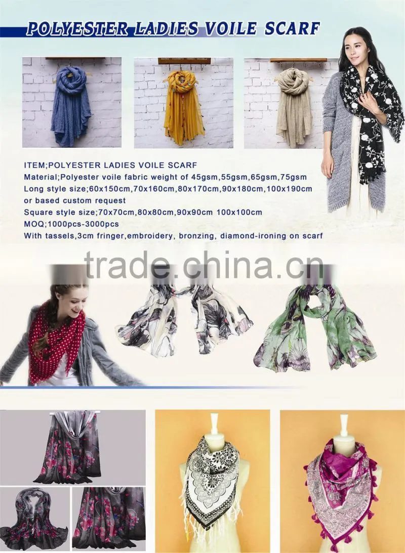fashion designer scarf viscose