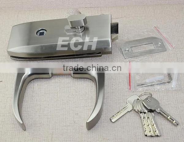 china supplier zinc alloy lock for glass door
