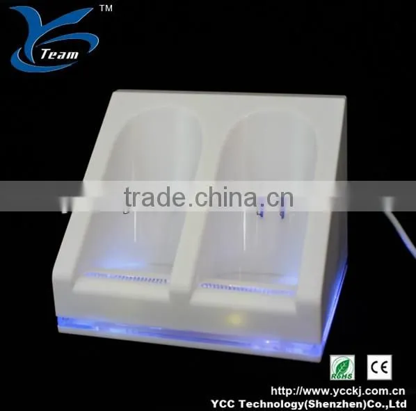 Charger stand for wii battery charger station