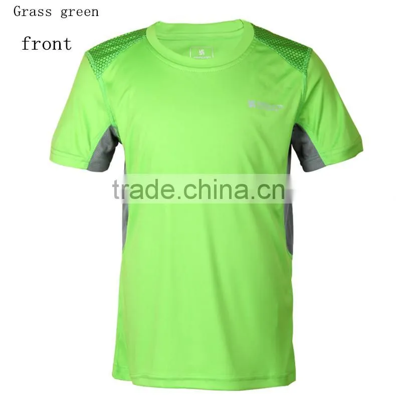 Short sleeve T-shirt quick-drying uv moisture absorption perspiration beautiful and high elasticity