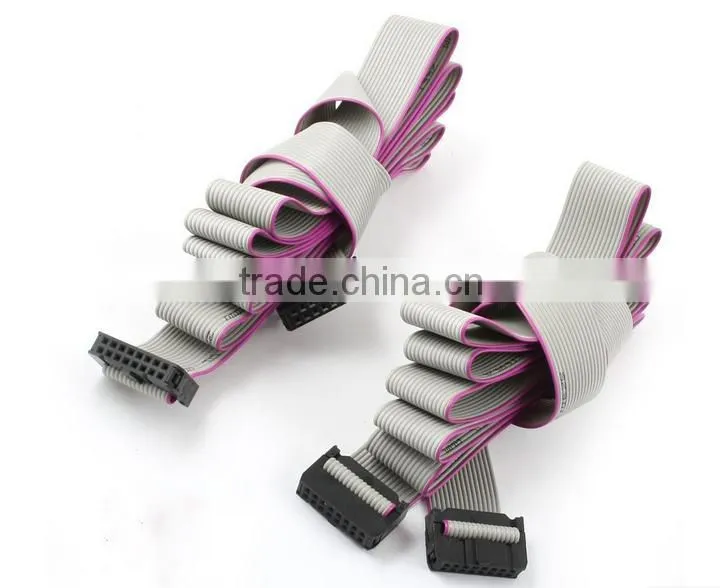 20cm Gray 16-pin Female to Female Breadboard Jumper Wires Ribbon Cable