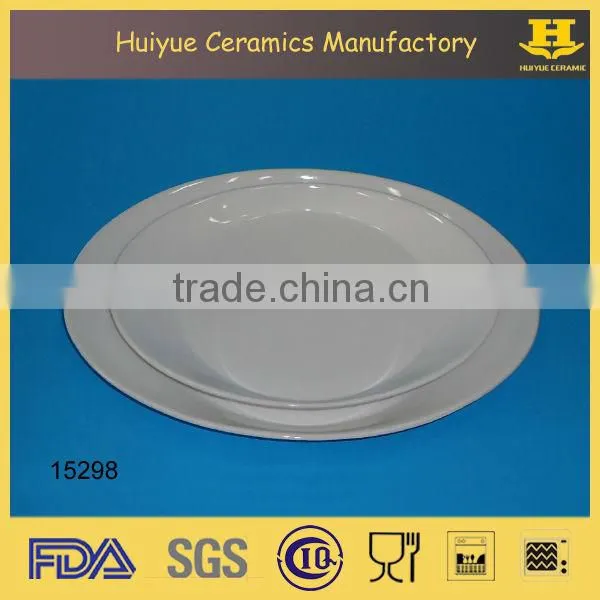 oval plate, ceramic oval plate, restaurant white oval dinner plate