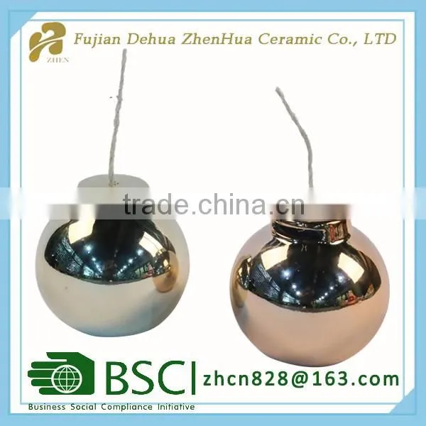 ceramic small hand grenade design coin bank
