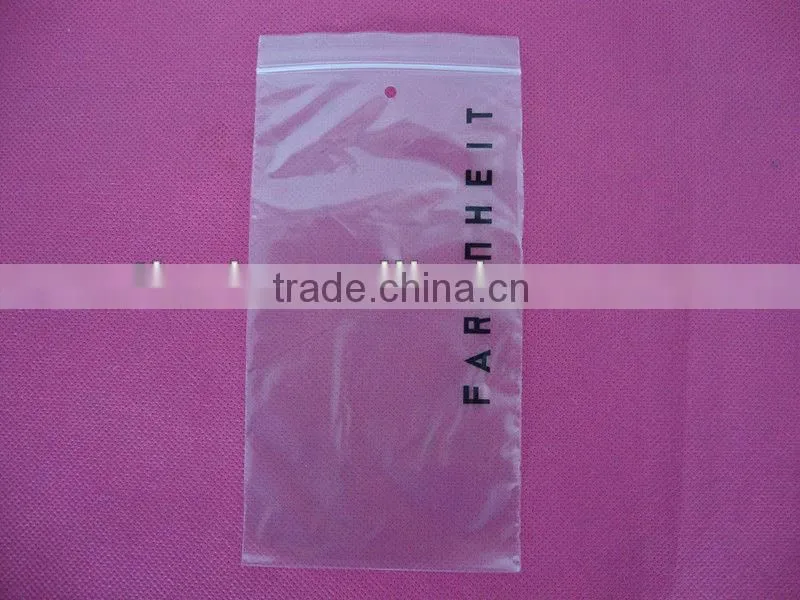 LDPE Lock Bags, With Printings for Lock Bags