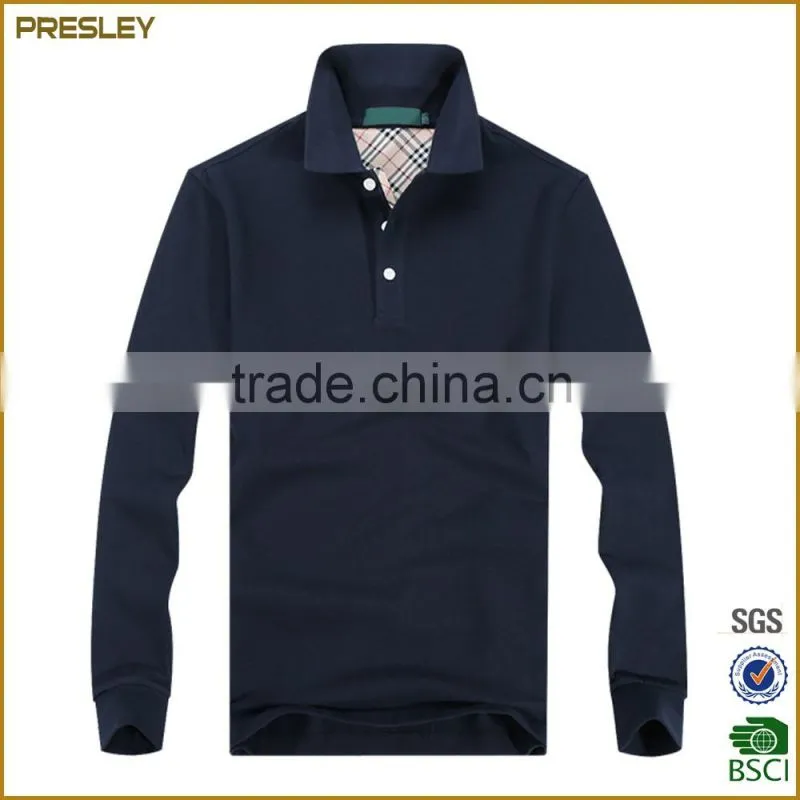 Presley oem hot sale custom cotton black mens polo shirt with cheap price