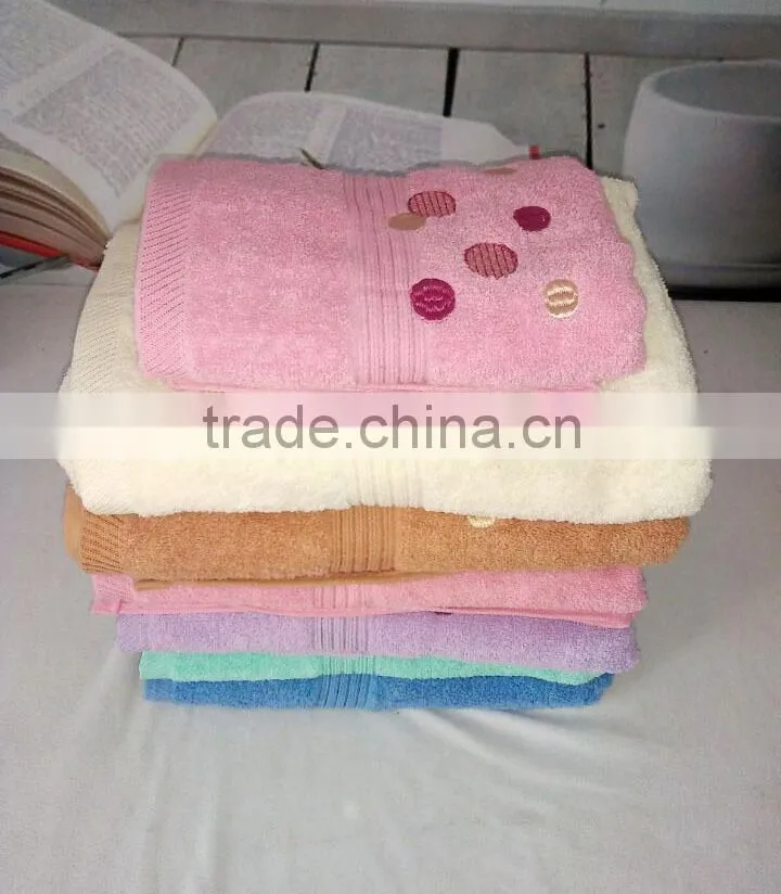 Sell well big size solid color cotton dobby bath towel,Full size many colours soft and good absorption bath towel