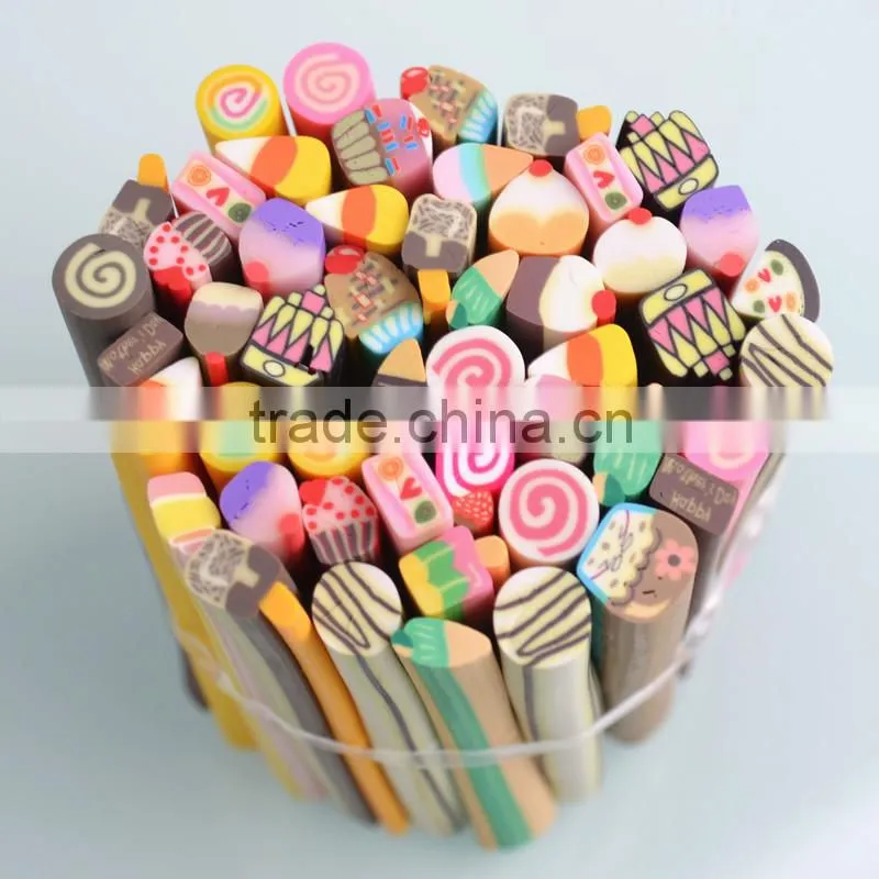 Fruit Nail Art Fimo 12 Style 3D Design Decoration Tips UV Acrylic clay Manicure Rhinestones Animal Fruit Fimo ZX:RT680