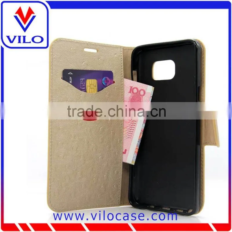 smart leather phone case for samsung note 5 /Card slot Leather flip case for Samsung Note 5