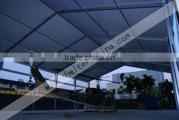 A-shape roofing aircraft shade tent 20*40m