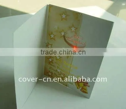 Hotsale Promotion gifts LED Music Greeting Cards