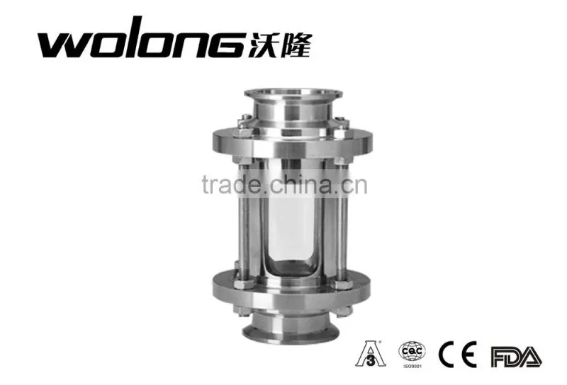 316L stainless steel sanitary flange sight glass