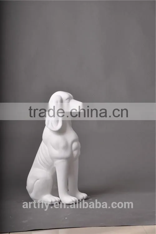 fiberglass mannequin dog statue display