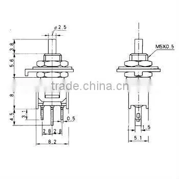 Mini toggle switch