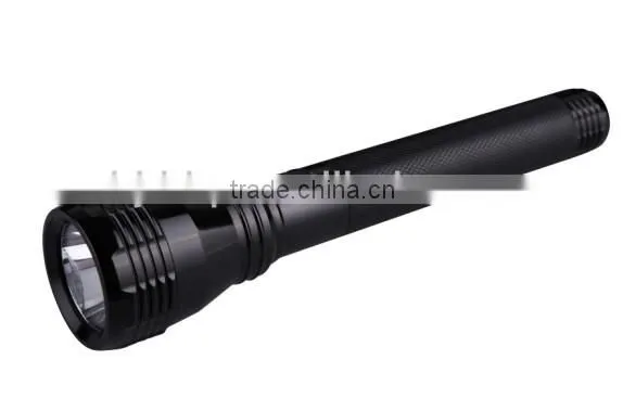 Aluminium rechargeable diving torch / flashlight