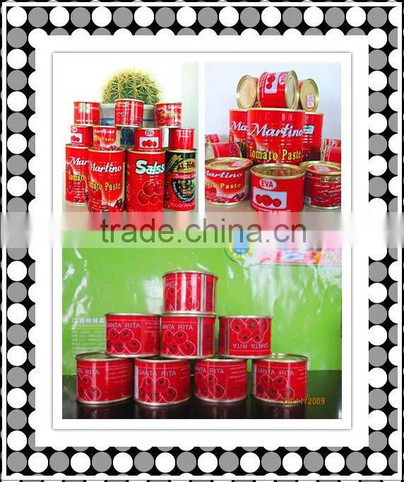 HOT SELL ! 70G-3KG canned tomato paste with brix28~30%,18~20%,22~24%