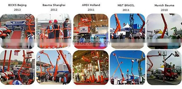 12M hydraulic scissor lift/self propelled scissor lift