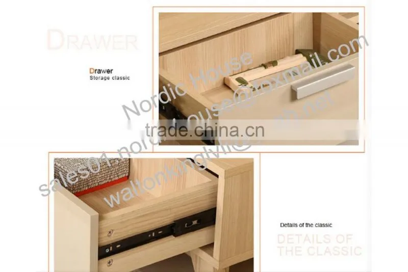 Scandinavian and contemporary credenza modern oak matt paint TV stand