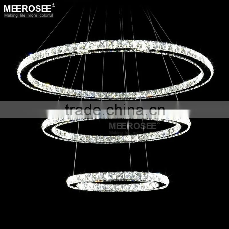 Diamond Crystal Ring Light LED Circle Pendant Light MD8825