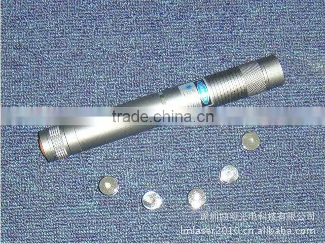 100%Guarantee High power 445nm Blue Laser Pointer 2000mw With Glasses+Battery+Charger Wholesale & Retail